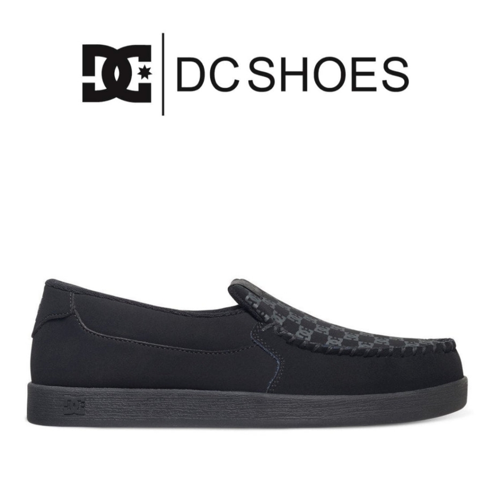 DC Shoes - Men's Villain Slip-On Shoes - Black, Grey - Size 10.5
